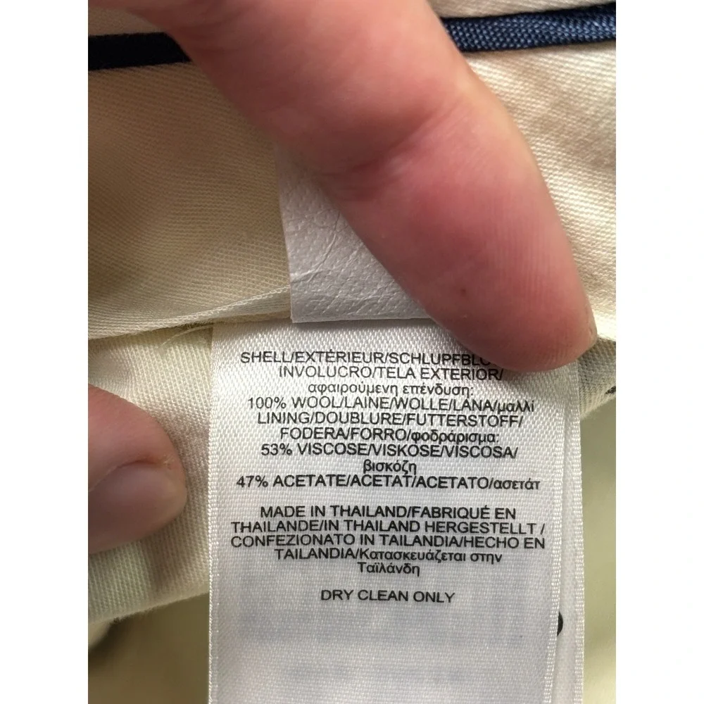 Brooks Brothers 1818 Madison Mens 35x30 Brown Wool Pleated‎ Dress Pants Trousers